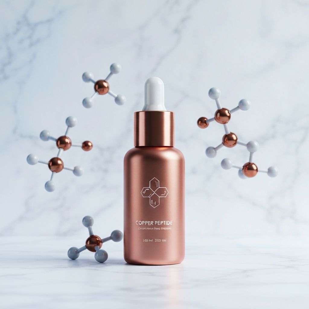 GHK-Cu copper peptide serum for skin regeneration UK