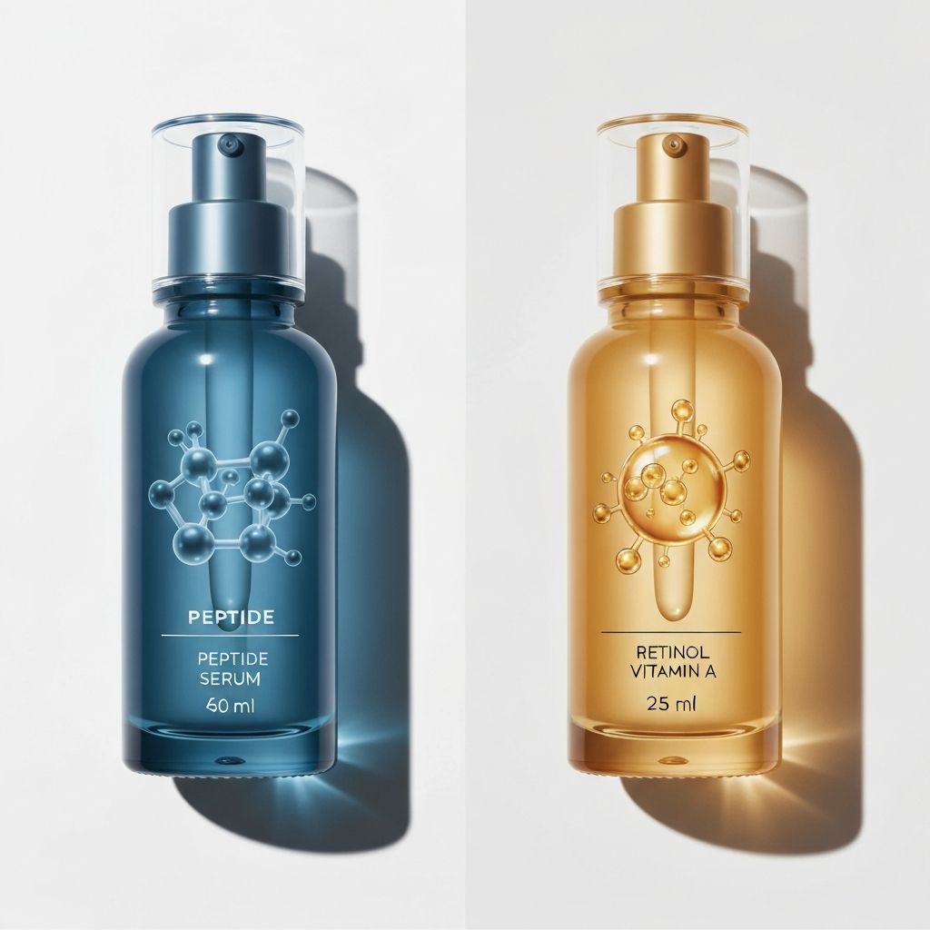 Comparing GHK-Cu copper peptide vs other skincare peptides UK