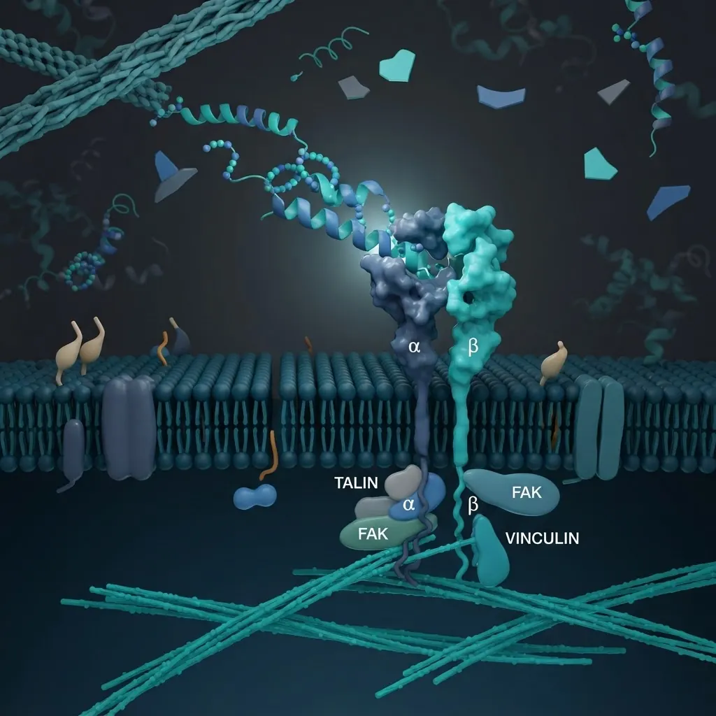 Collagen peptide integrin binding in connective tissue research