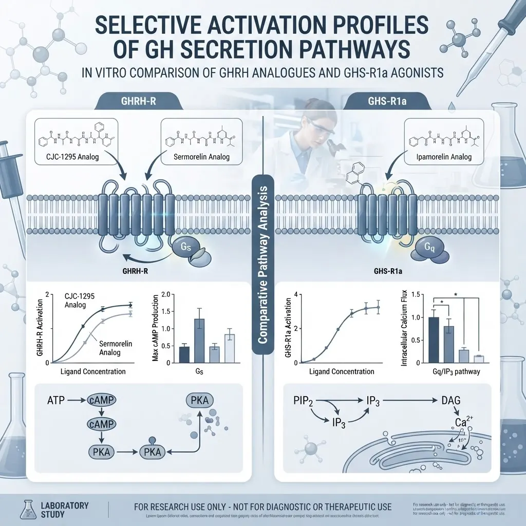 GHRH analogue receptor binding and stability comparison