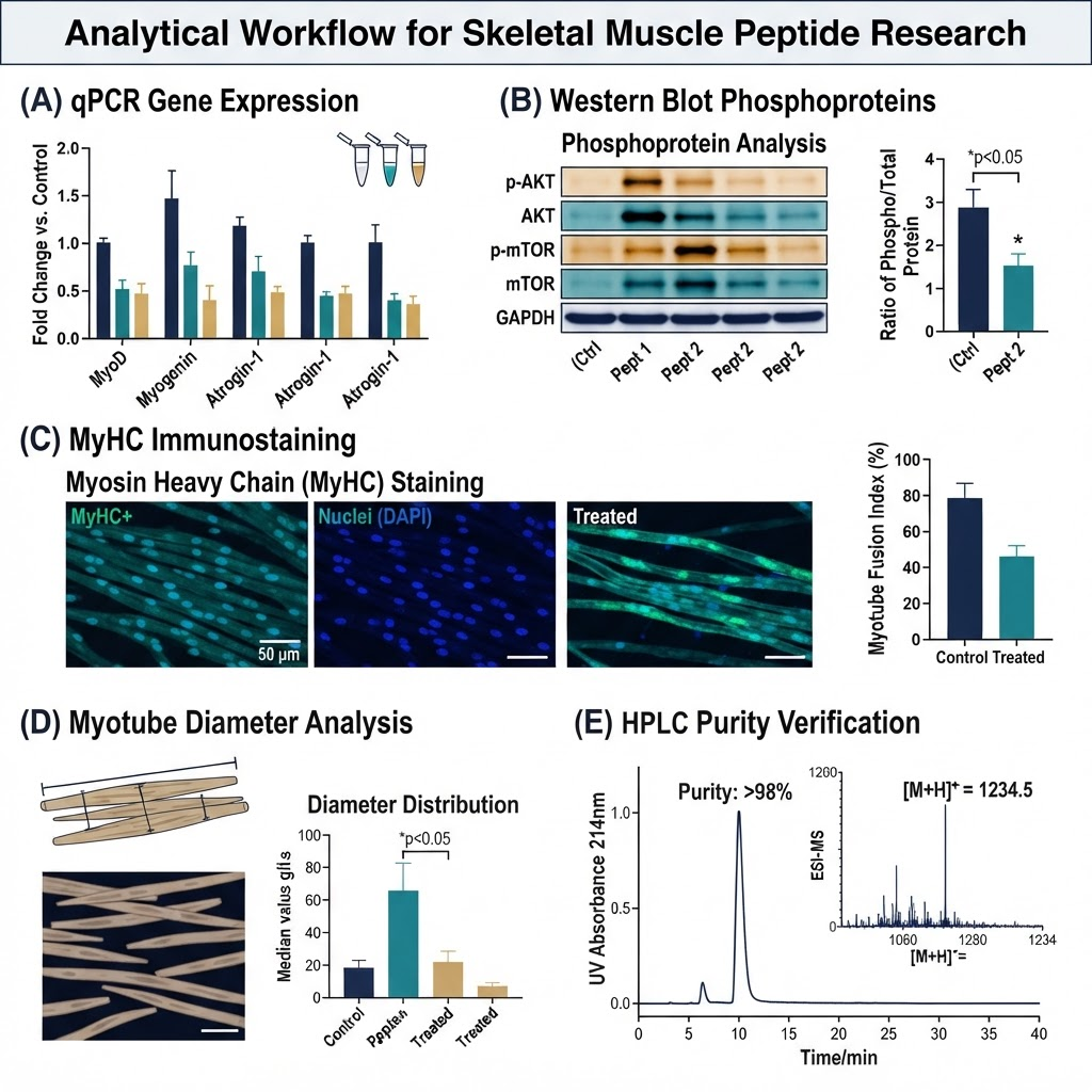 Analytical methods for skeletal muscle peptide research